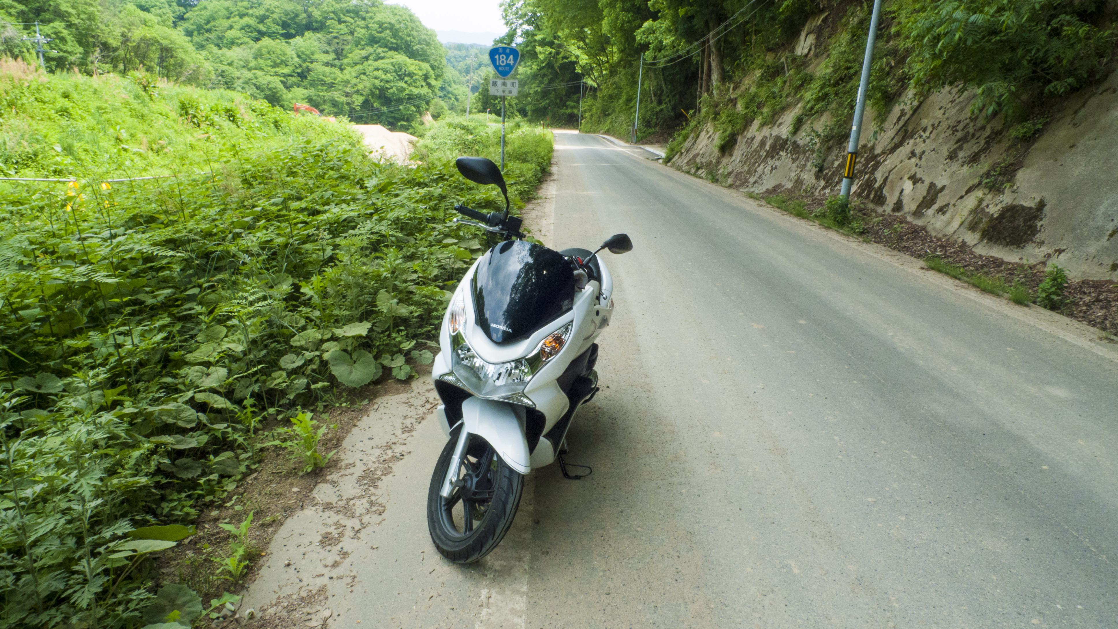 国道１８４号線　島根県飯南町